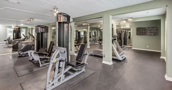 Spacious fitness center with state-of-the-art equipment at Somerset at the Crossings Apartments for active lifestyles