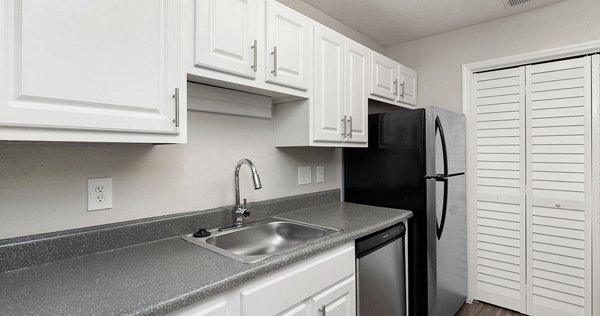 kitchen at Somerset at the Crossings Apartments
