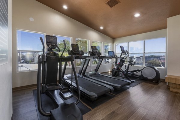 fitness center at Aydan Apartments