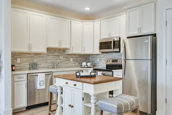 kitchen at Vistas of Port Jefferson Apartments