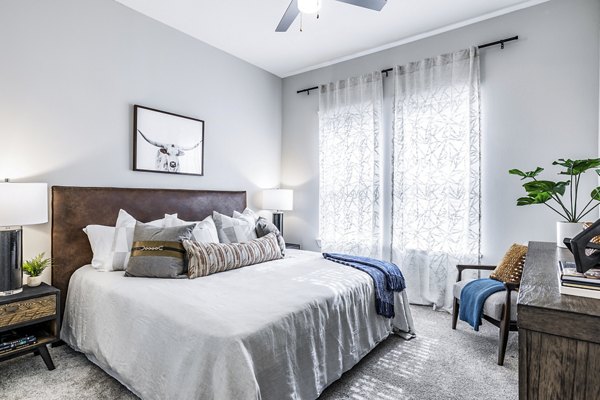 bedroom at Album Mansfield Apartments