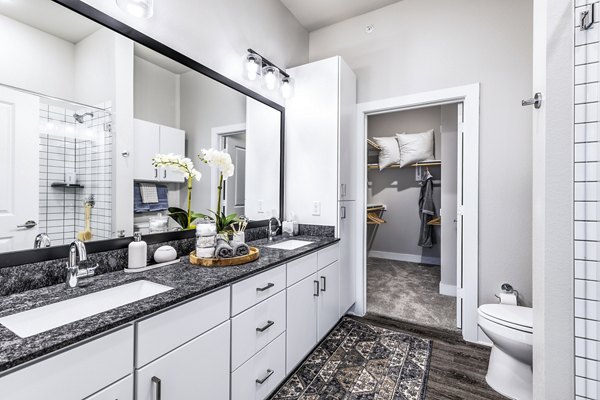 bathroom at Album Mansfield Apartments