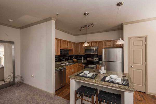 kitchen at Oasis at Piney Point Apartments