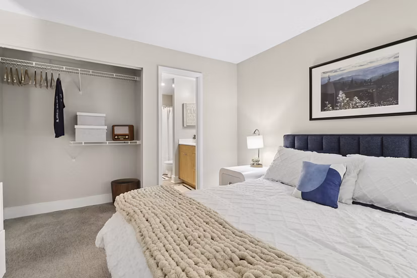 bedroom at Arbors on Duke Apartments