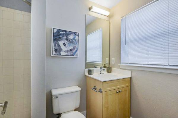 bathroom at Arbors on Duke Apartments