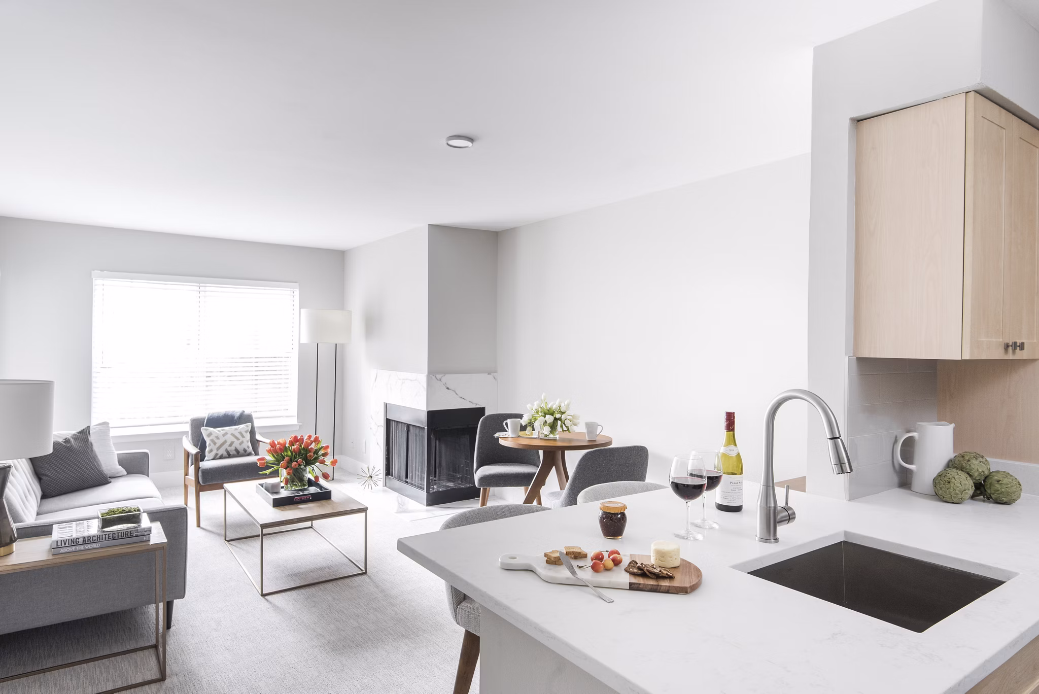 dining room at Arbors on Duke Apartments