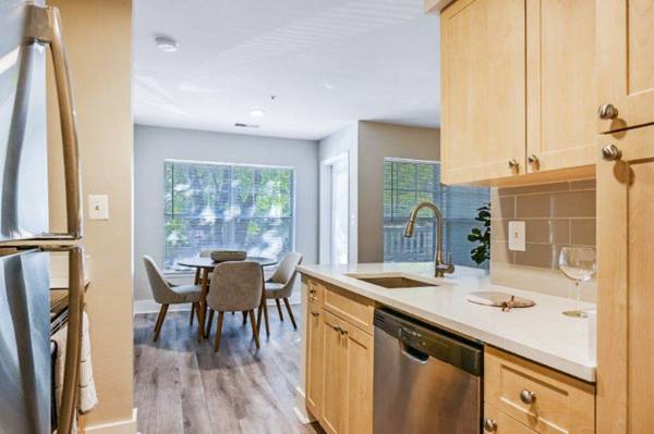 kitchen at Arbors on Duke Apartments