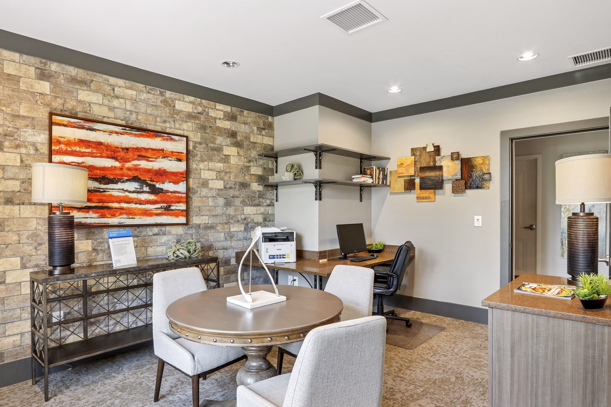 clubhouse at The Lodges on English Station Rd. Apartments