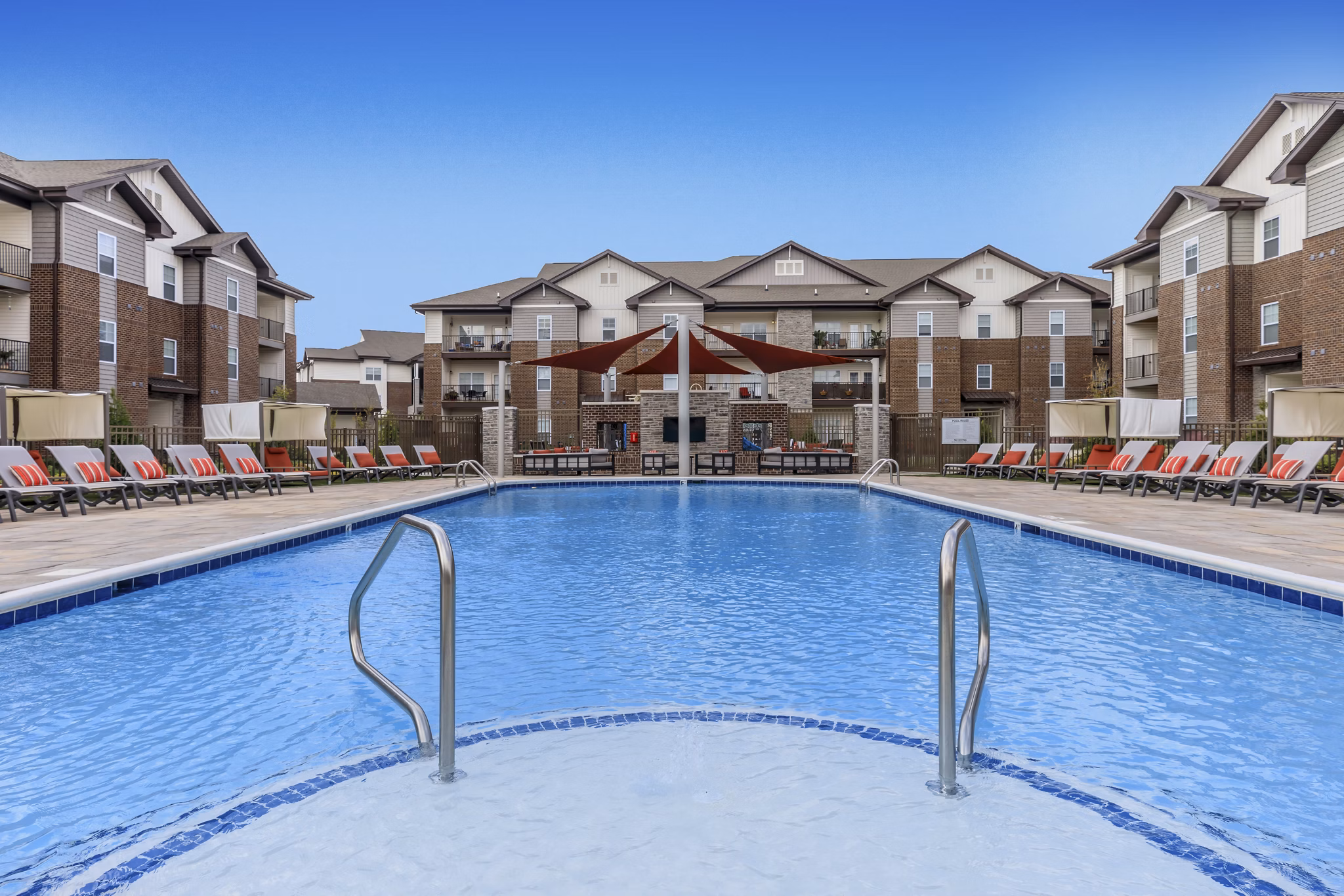 pool at The Lodges on English Station Rd. Apartments