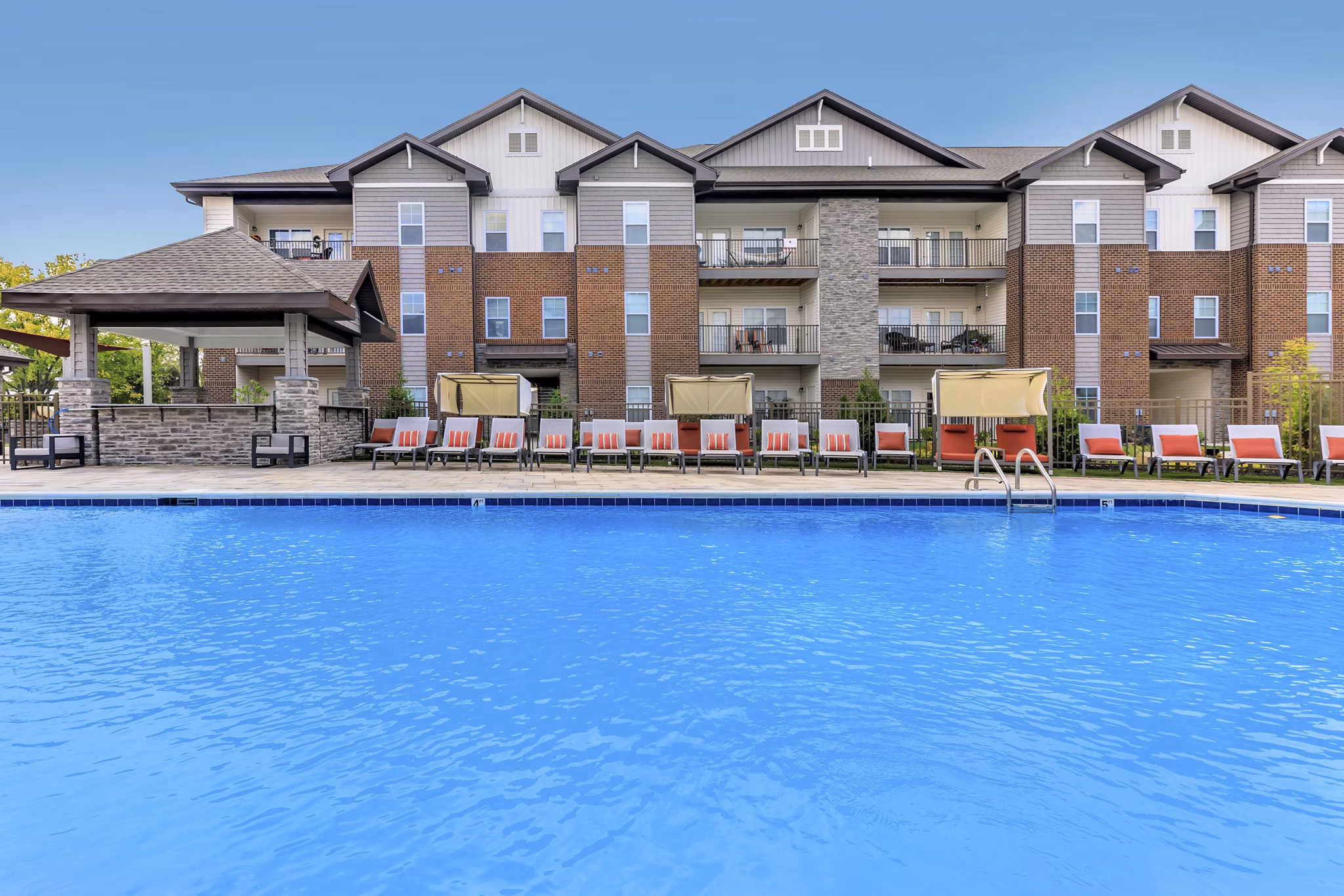 pool at The Lodges on English Station Rd. Apartments