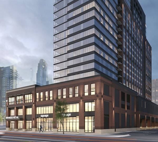 rendering at 270 Hennepin Apartments