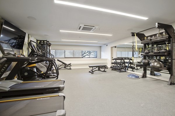 fitness center at Capitol Hill Station Apartments