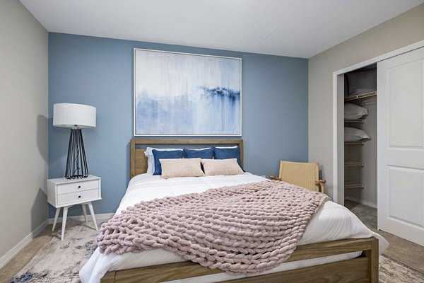 bedroom at 403 West TEST Apartments