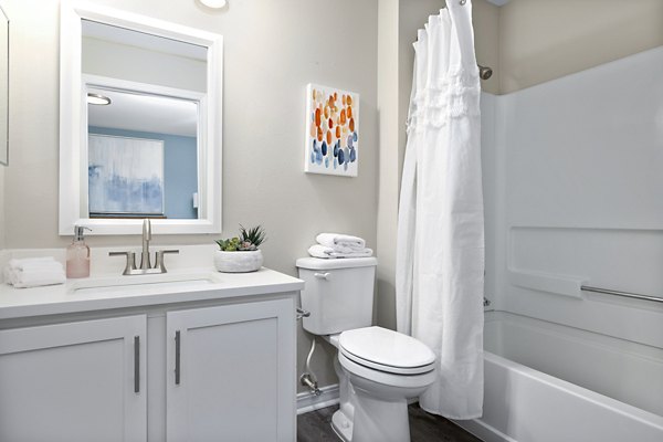 bathroom at 403 West - TEST Apartments