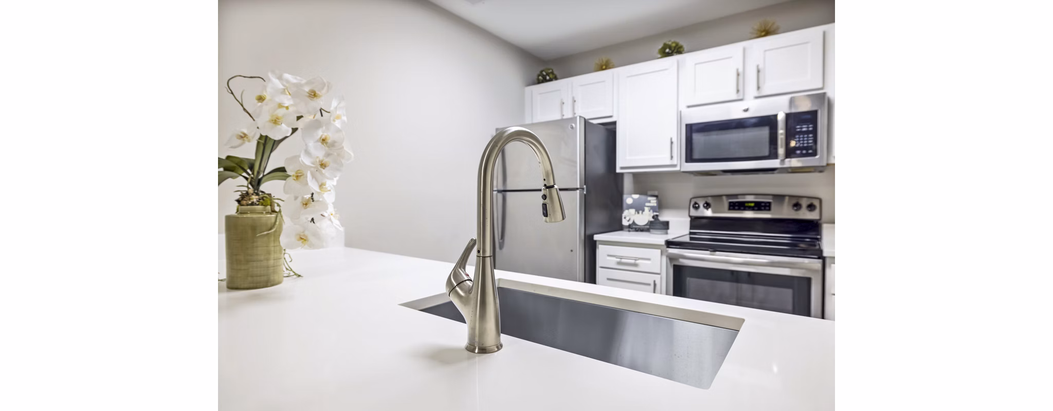 kitchen at 403 West Apartments
