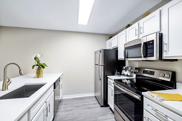 kitchen at 403 West Apartments