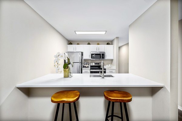 kitchen at 403 West Apartments