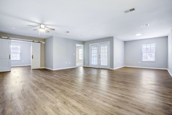 living room at 403 West Apartments