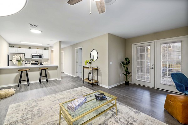 living room at 403 West Apartments