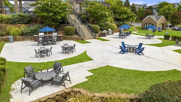 grill area/fire pit/patio at 403 West Apartments