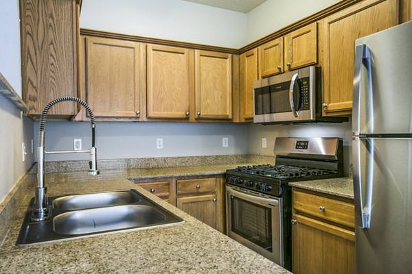 kitchen at Via Vista Apartments