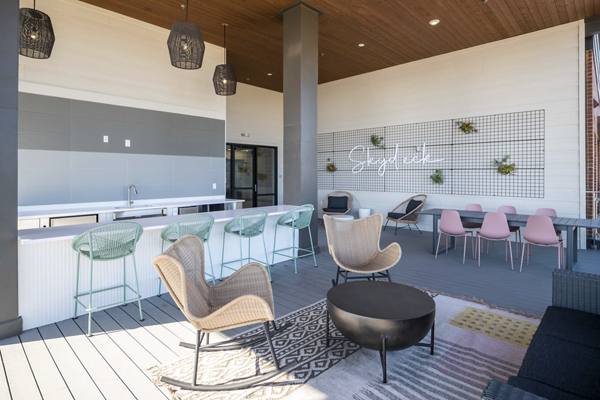rooftop deck at The Atwell Apartments