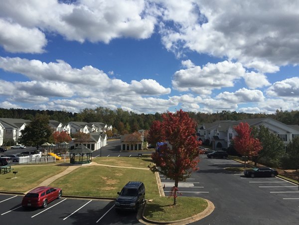 Mainstreet at Conyers: Elegant entrance of luxury apartments in a vibrant residential area