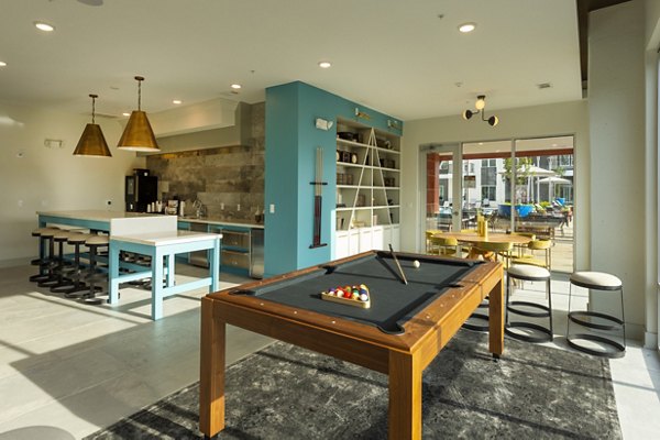 Clubhouse offering premium amenities at Millennium Music Row Apartments