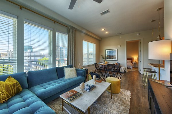 living room at Millennium Music Row Apartments