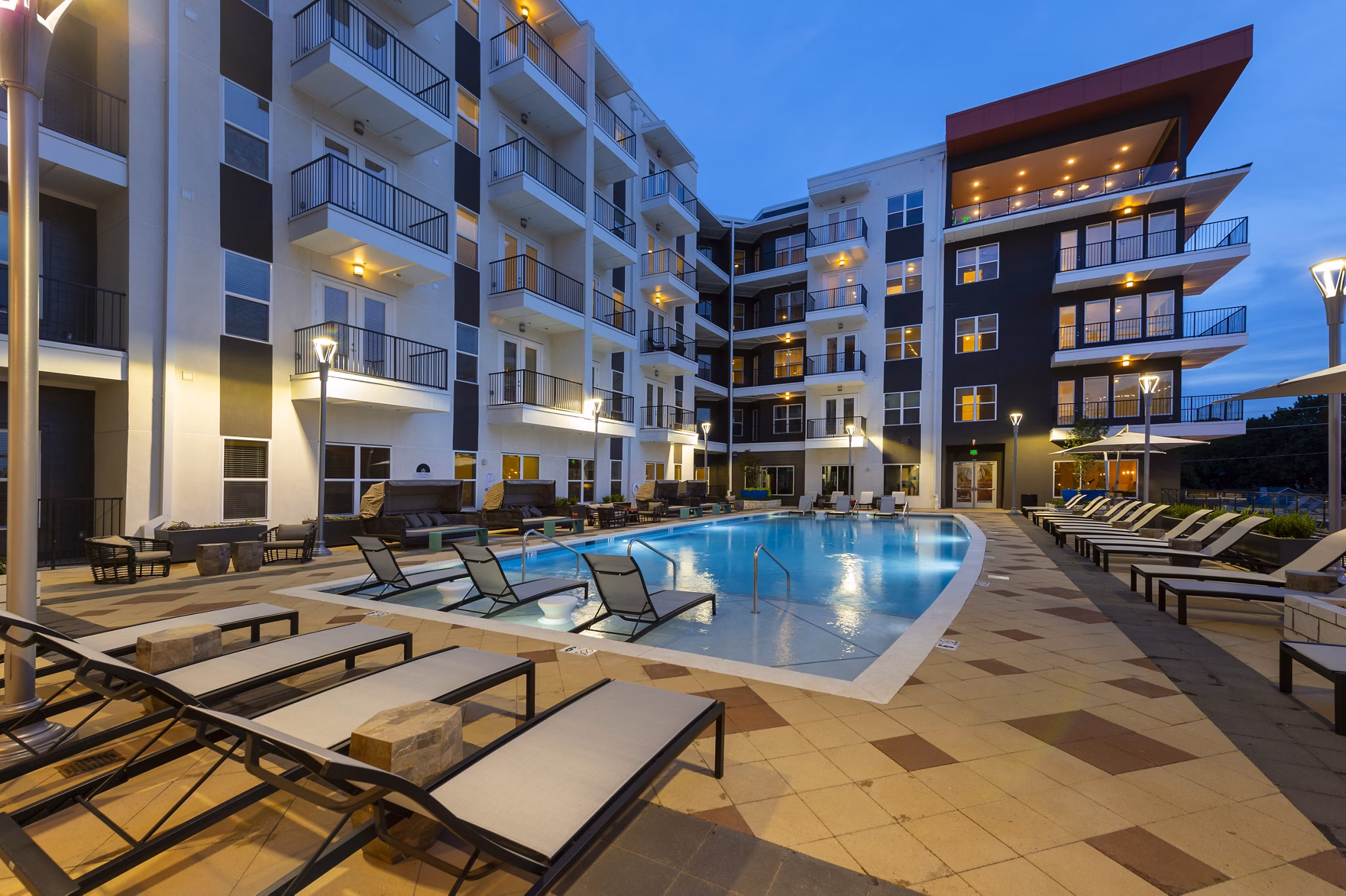 pool at Millennium Music Row Apartments