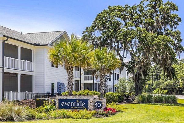 Eventide: Elegant luxury apartments surrounded by palm trees and landscaped gardens in a vibrant community