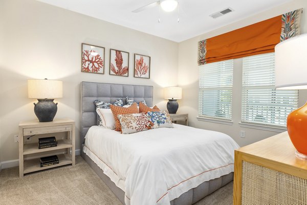 bedroom at Eventide Apartments