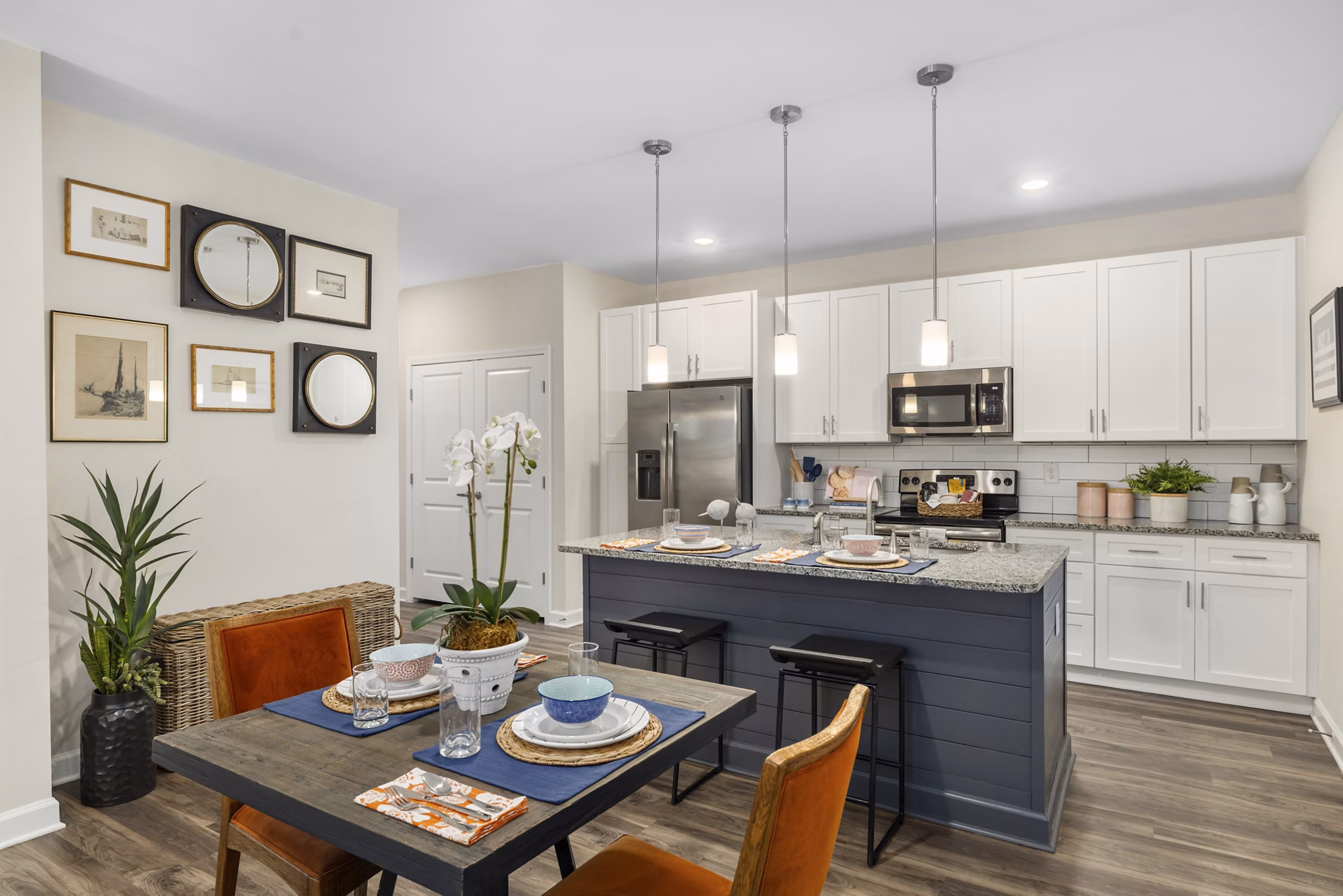 kitchen at Eventide Apartments