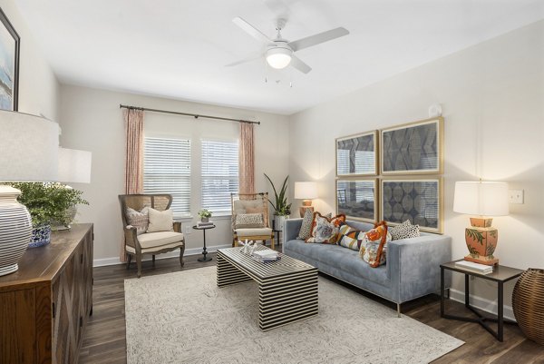 living room at Eventide Apartments