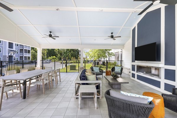 patio at Eventide Apartments