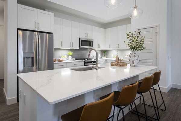 kitchen at Everleigh Vernon Hills Apartments