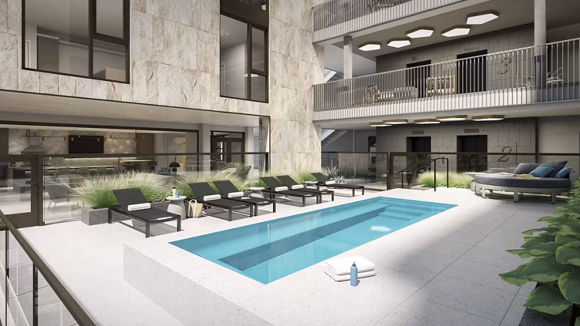 rendering at Nine Thousand One Apartments