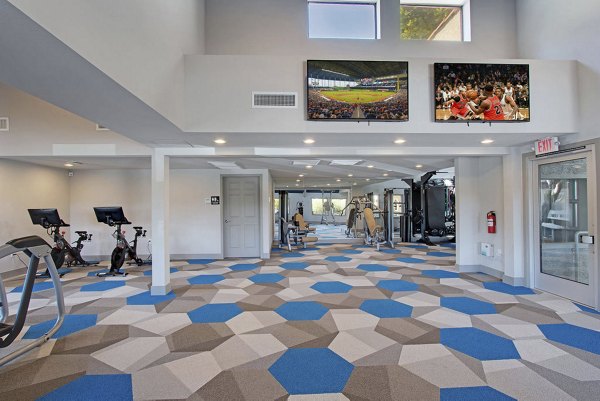 Fitness center with modern equipment at Avana Cordoba Apartments