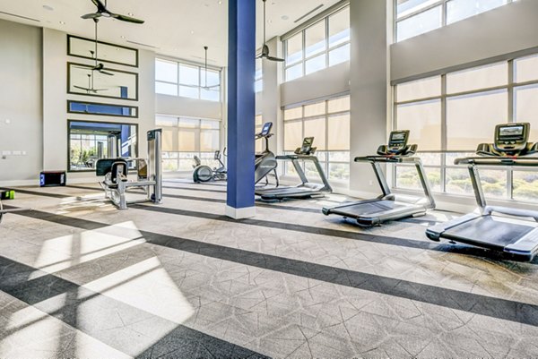fitness center at Encore Motif Apartments