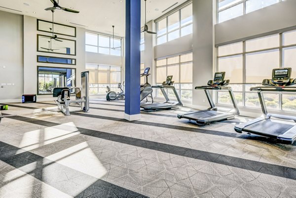 State-of-the-art fitness center with modern gym equipment at Encore Motif Apartments Perfect for active lifestyles and health enthusiasts