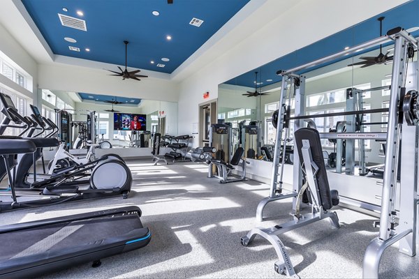 State-of-the-art fitness center featuring modern equipment at Prose Manor Apartments