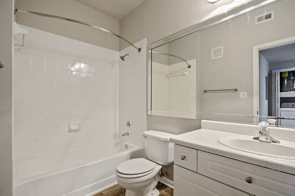 bathroom at Siena Apartments