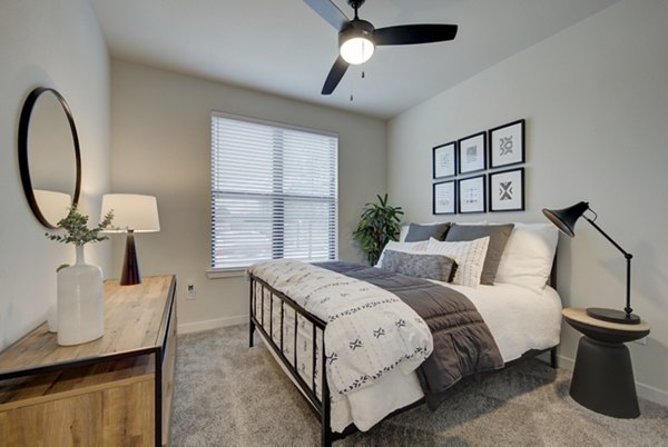 bedroom closet at Tacara at Crosswinds Apartments