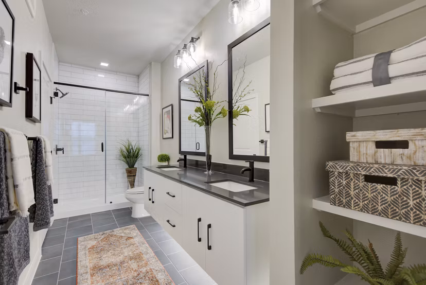 bathroom at Tacara at Crosswinds Apartments
