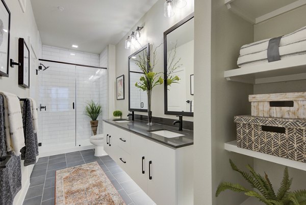 bathroom at Tacara at Crosswinds Apartments