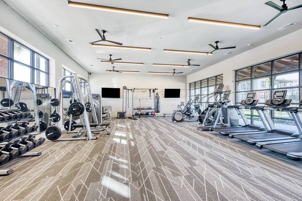 fitness center at Tacara at Crosswinds Apartments