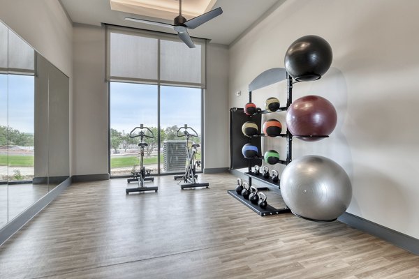 fitness center at Tacara at Crosswinds Apartments