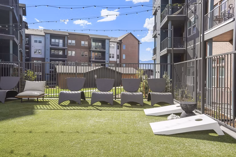 dog park at Polaris Junction Apartments