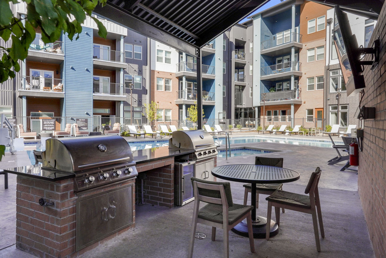 Grill area at Polaris Junction
