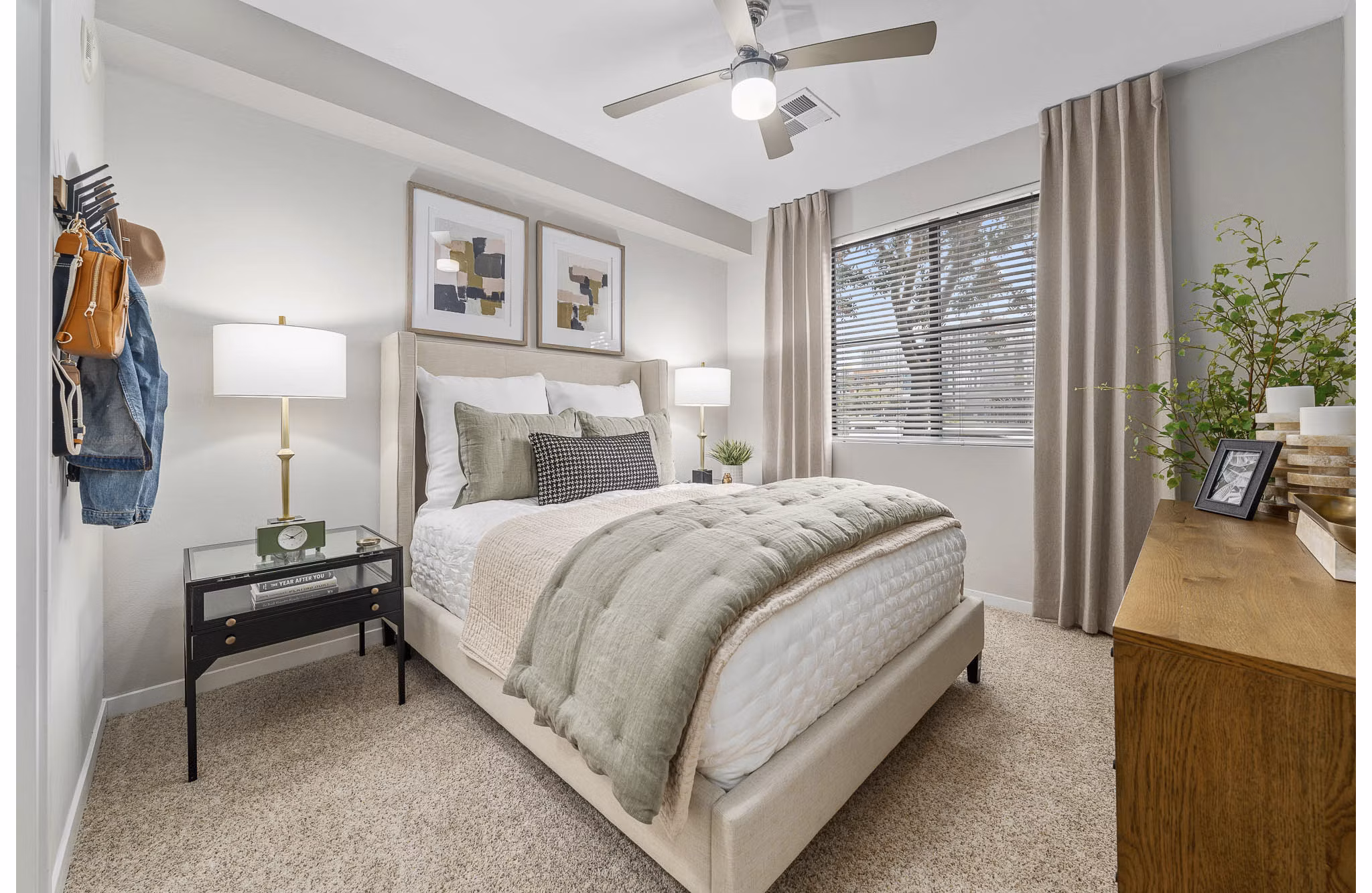 bedroom at 601 PAX Apartments